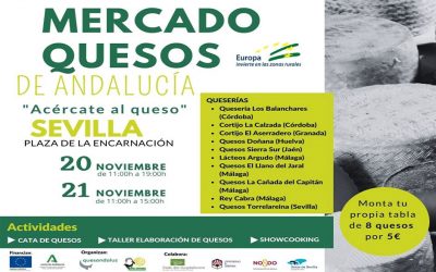 Sevilla acoge el Mercado de Quesos de Andalucía “Acércate al queso”
