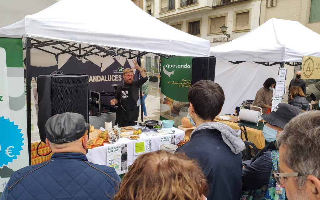 Éxito rotundo del Mercado de Quesos Andaluces en Sevilla