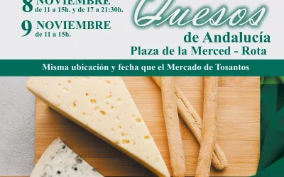 Rota celebra la VII edición del Mercado de Quesos dentro de un intenso fin de semana gastronómico y festivo